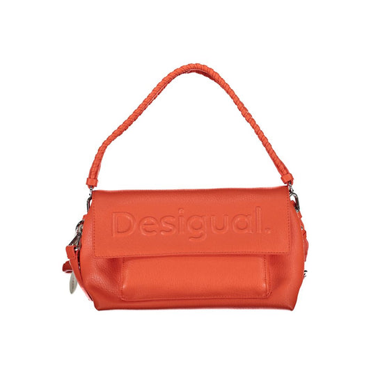 Desigual Rosa Polyethylen-Handtasche