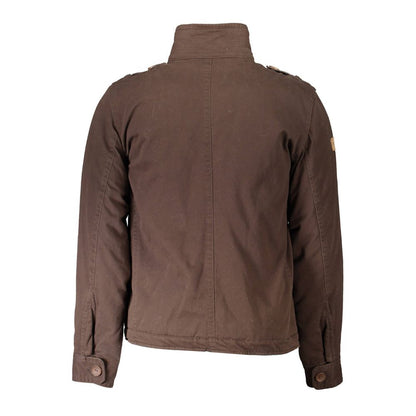 Eddy Wood Braune Polyester-Jacke