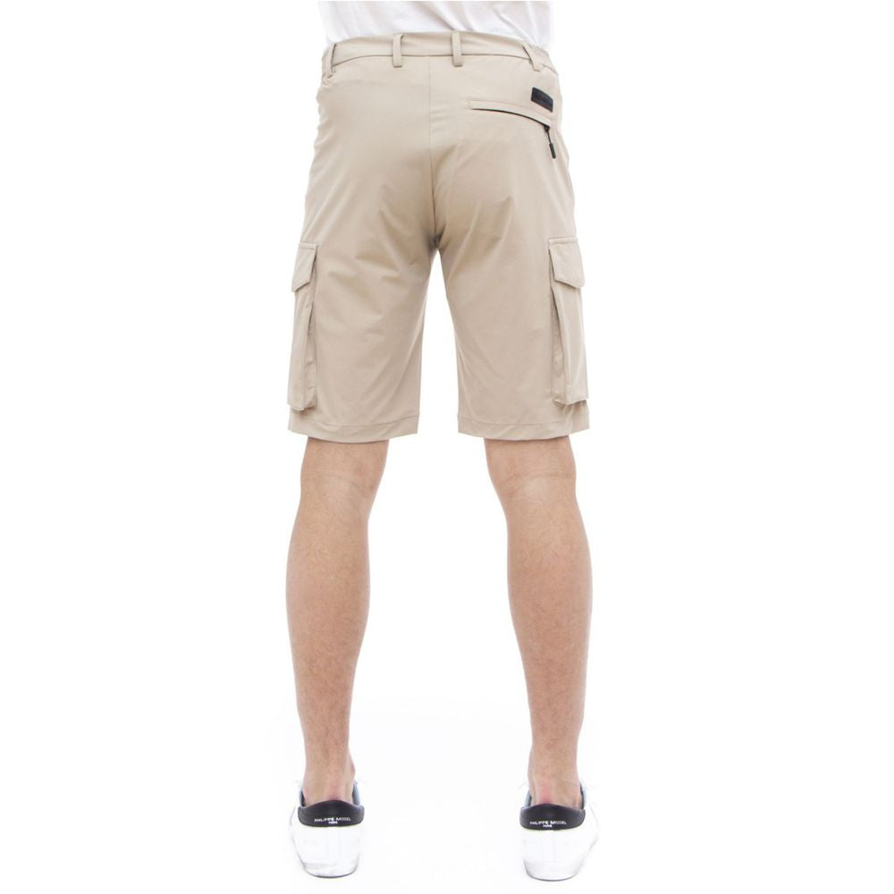 People Of Shibuya Stretch Bermuda Shorts beige