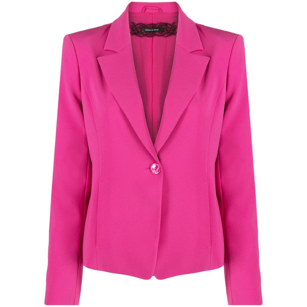 Patrizia Pepe Fuchsia Polyester Anzüge & Blazer