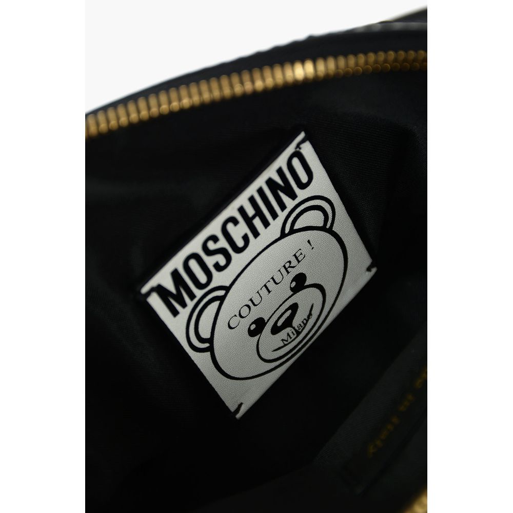 Moschino Couture Teddybär Print Nylon Clutch