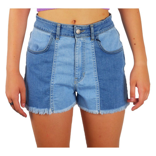 Comme Des Fuckdown Schicke Denim-Shorts mit rohem Saum