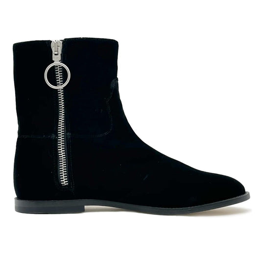 Off-White Schwarze Kalbsleder Stiefel