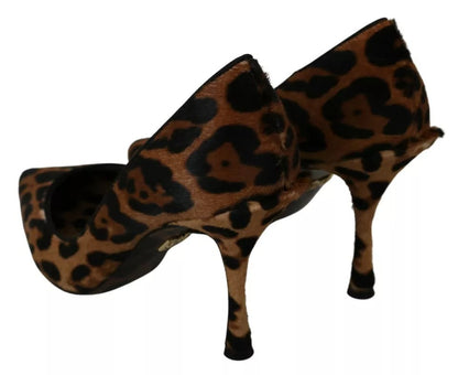 Dolce & Gabbana Braune Leopard Pumps