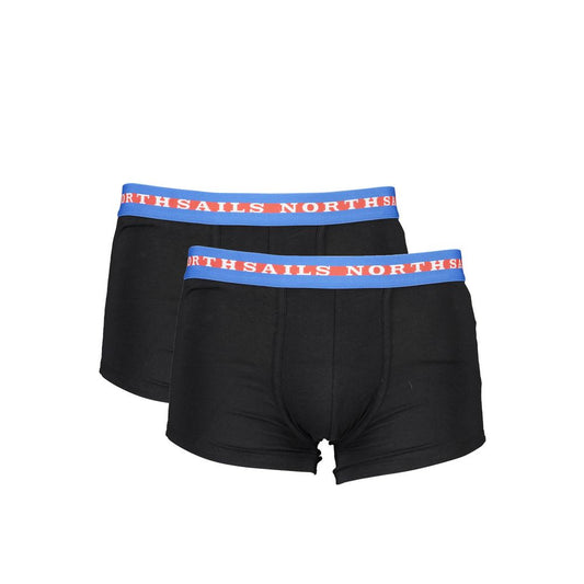 North Sails Schwarze Boxershorts Doppelpack