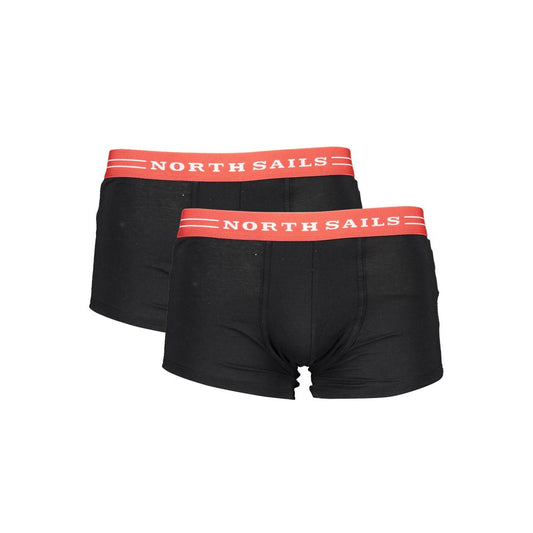 North Sails Schwarze Boxershorts Doppelpack