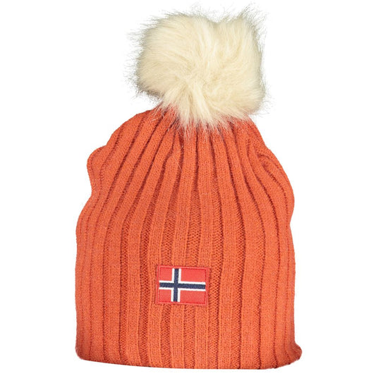 Norway 1963 Orangefarbene Polyester-Mütze