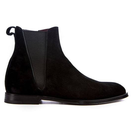 Dolce & Gabbana Schwarze Leder Stiefel