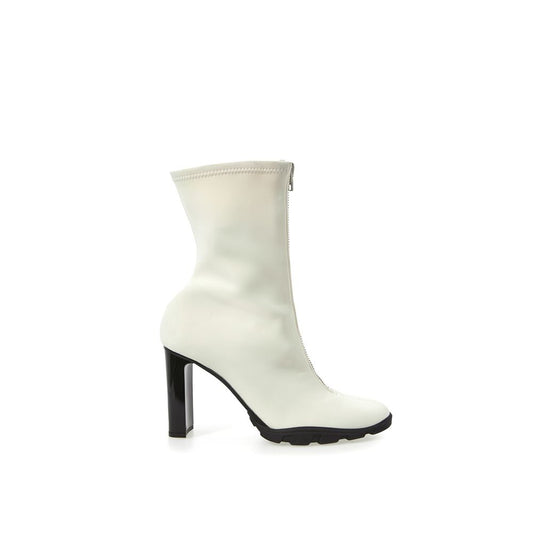 Alexander McQueen Weisser Neoprenstiefel