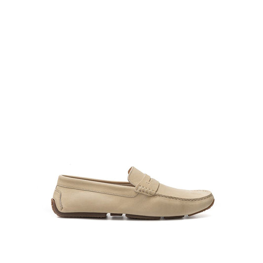 Bally Beige Leder-Slipper