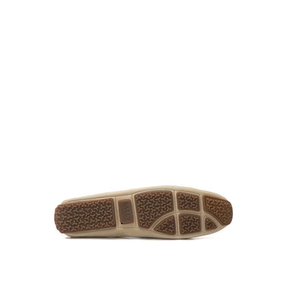 Bally Beige Leder-Slipper