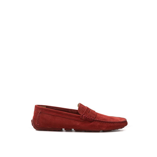 Bally Bordeaux Leder-Slipper