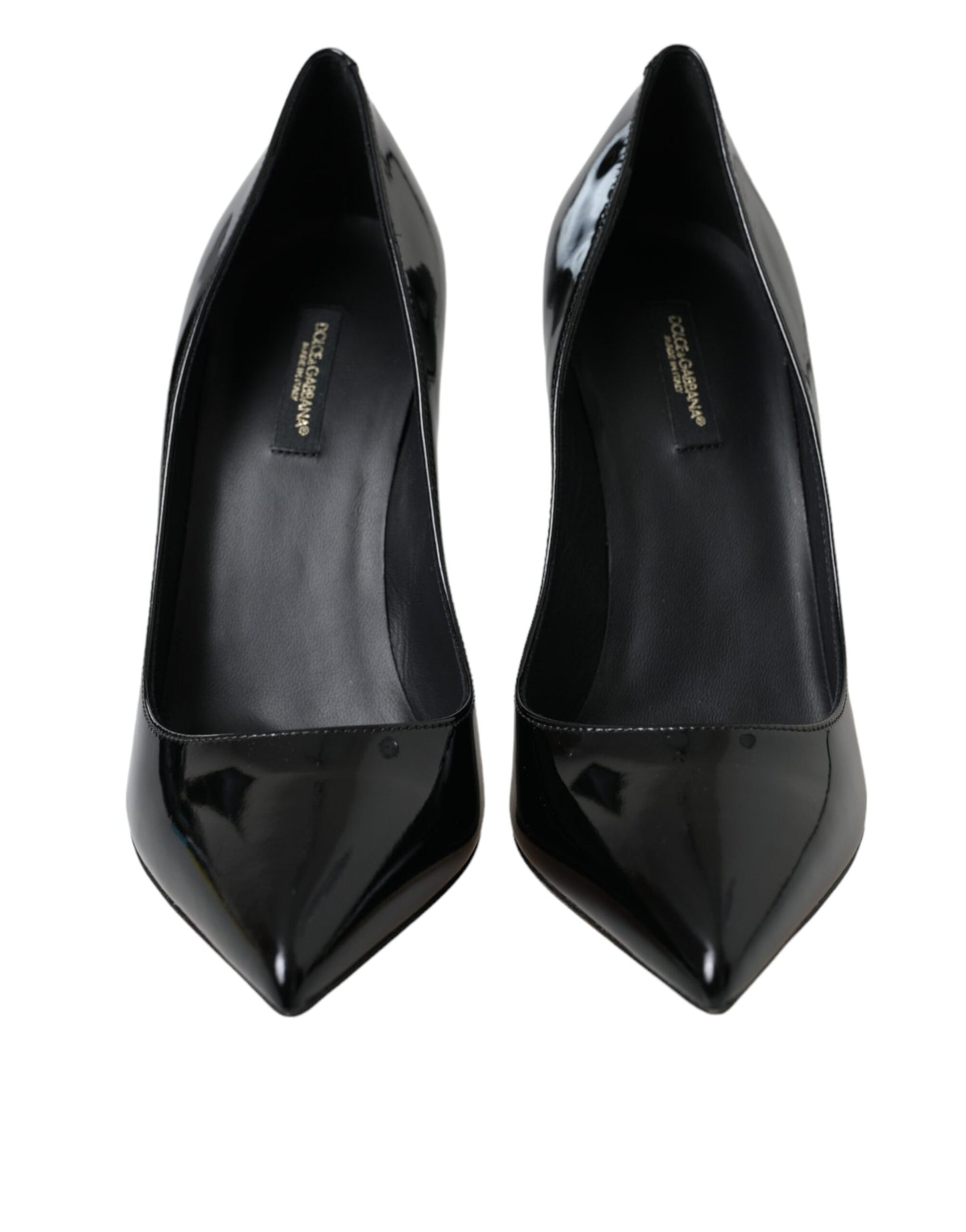 Dolce & Gabbana Schwarz Lackleder Bellucci Pumps Heels