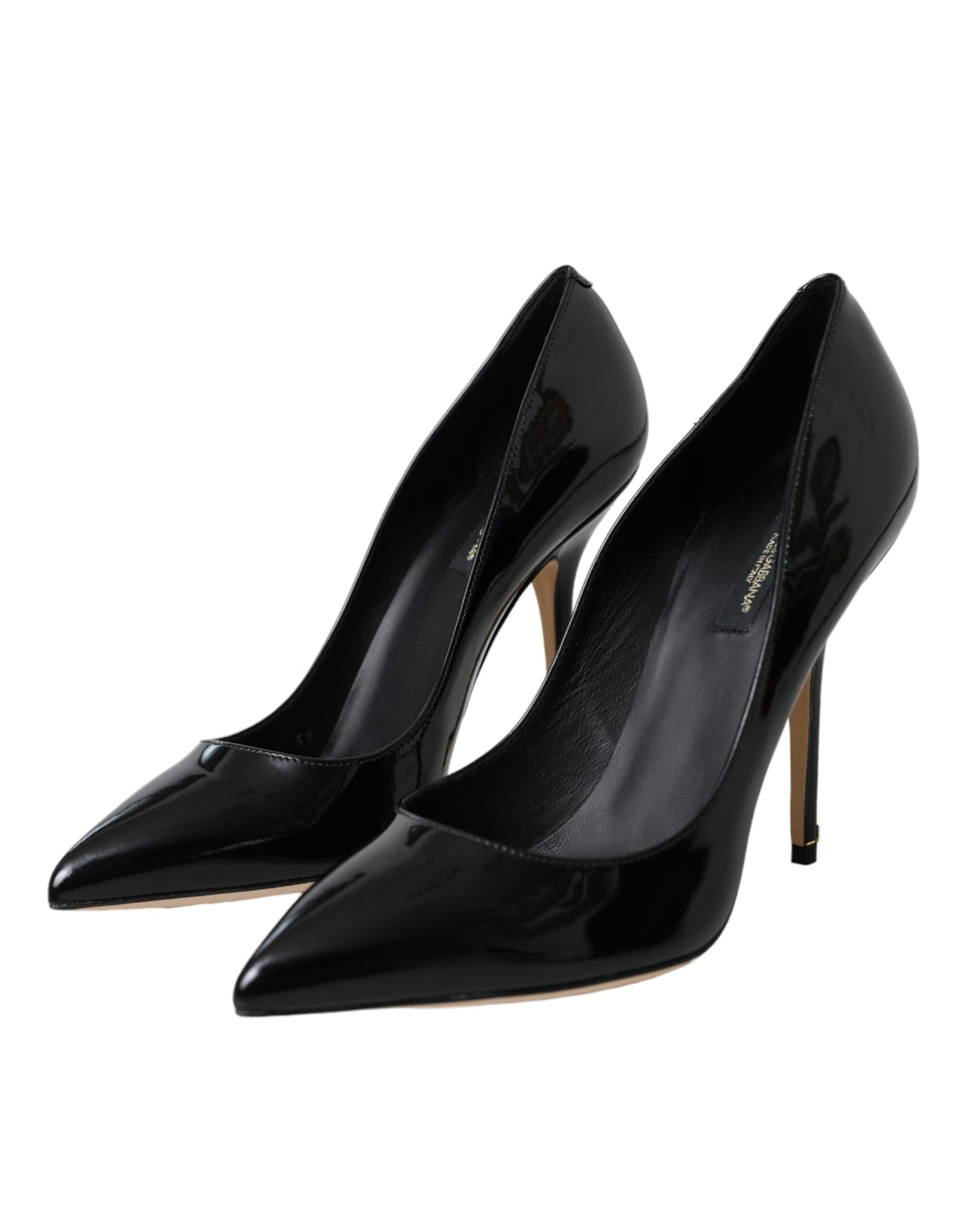 Dolce & Gabbana Schwarz Lackleder Bellucci Pumps Heels