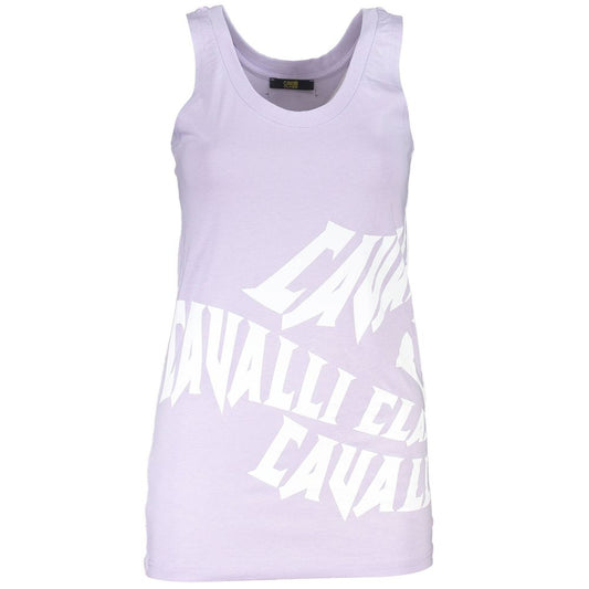 Cavalli Class Elegantes lila Tank Top