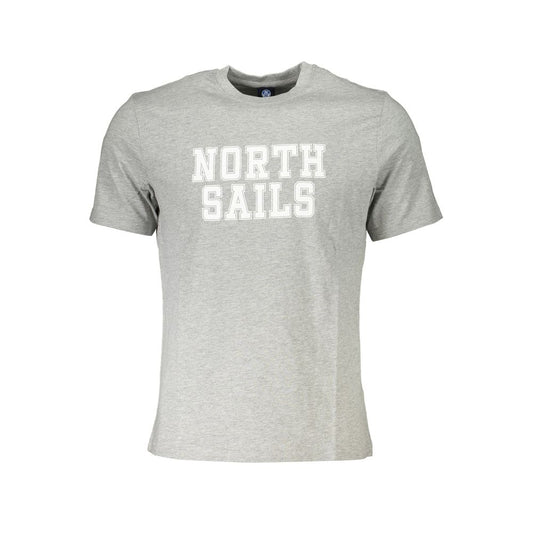 North Sails T-Shirt aus grauer Baumwolle