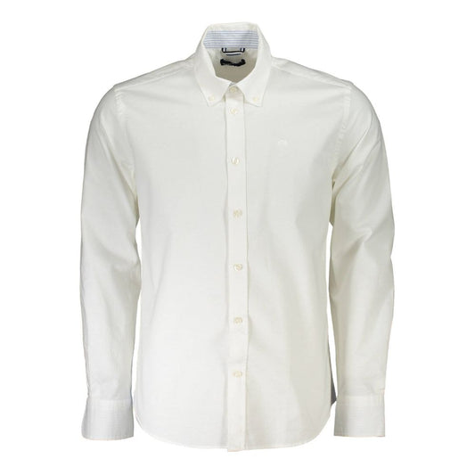 North Sails Elegantes weißes Button-Down-Hemd aus Baumwolle