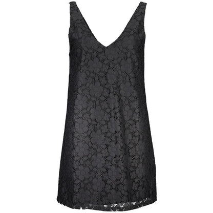 Desigual Schwarzes Viskosekleid