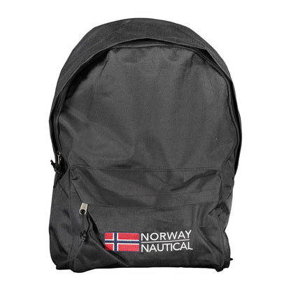 Norway 1963 Schwarzer Polyester-Rucksack