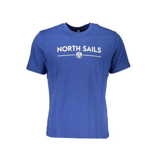 North Sails T-Shirt aus blauer Baumwolle