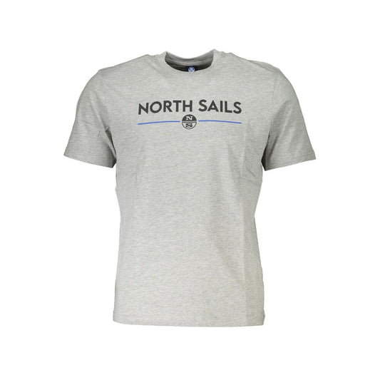 North Sails T-Shirt aus grauer Baumwolle