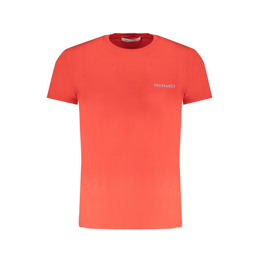 Trussardi T-Shirt aus roter Baumwolle