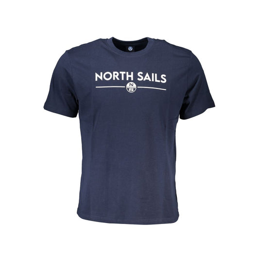 North Sails T-Shirt aus blauer Baumwolle