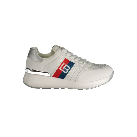 Laura Biagiotti Sneaker aus weissem Polyester