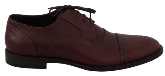 Dolce &amp; Gabbana Scarpe eleganti in pelle bordeaux