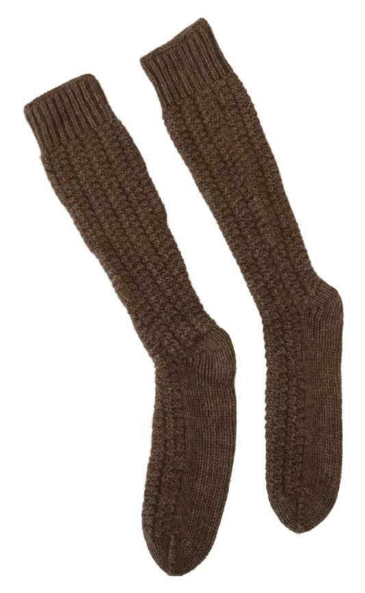 Dolce &amp; Gabbana wool blend over-calf socks