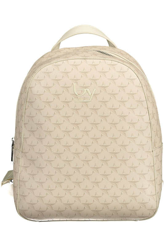 BYBLOS Eleganter Rucksack in Beige mit kontrastierenden Akzenten