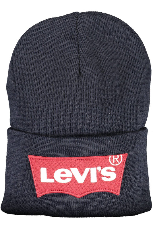 Levi's blaue Logo-Mütze aus Acryl