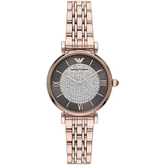 Emporio Armani Elegante orologio da donna nella tonalità rose gold